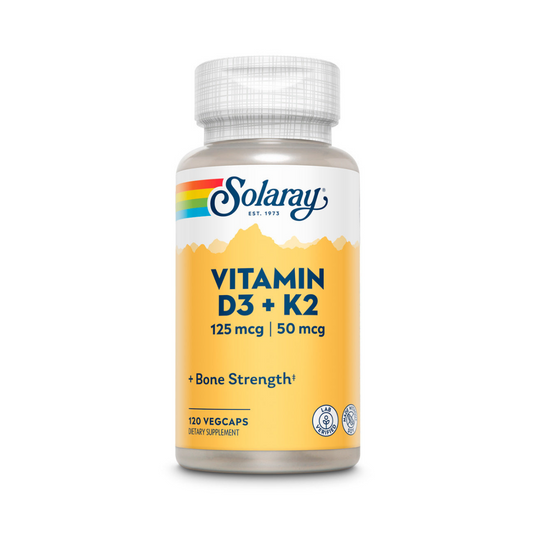 Solaray Vitamin D3 + K2 60Cap