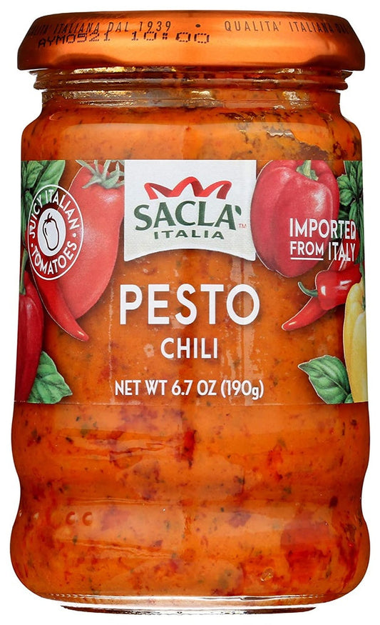 Sacla Chili Pesto 6.7oz