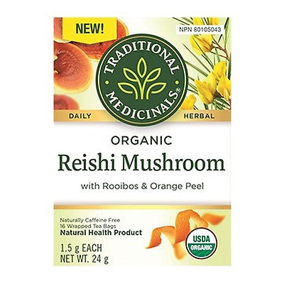 Traditional Medicinals Tea Reishi Mushroom Orange OG