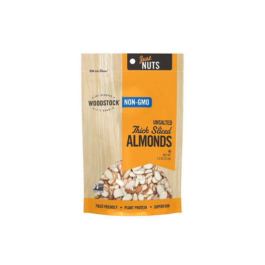 Woodstock Nuts Almond Raw Slices 7.5oz