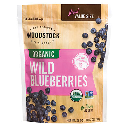 Woodstock Organic Frozen Wild Blueberries 28oz