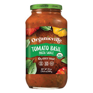 Organic Ville Tomato Basil Pasta Sauce 24oz