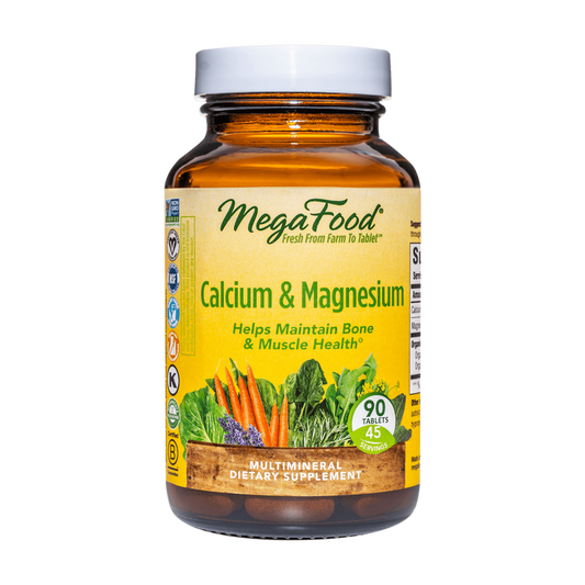 Mega Food Calcium and Magnesium 60c