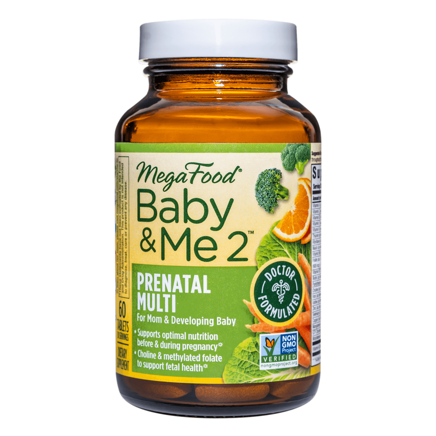 Mega Food Baby and Me2 Prenatal Multivitamin 60c