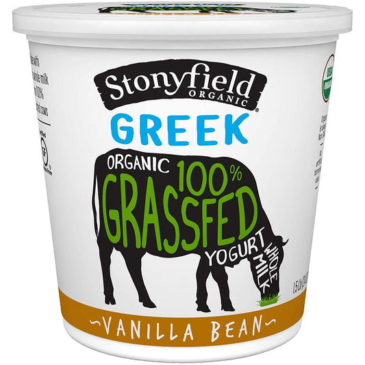 Stonyfield Organic Vanilla Bean Greek Yogurt 24oz