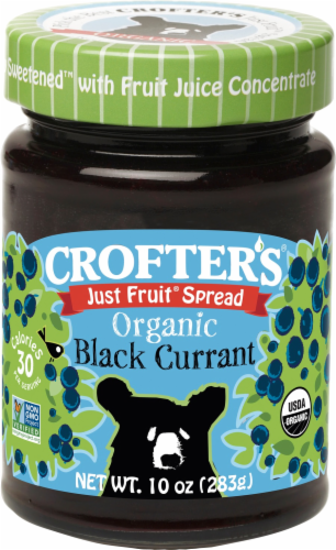 Crofter's Organic Just Fruit Spread Black Currant 10oz