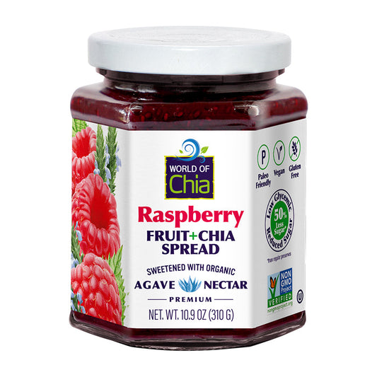 World Of Chia Spread Raspberry Chia GF 10.9oz