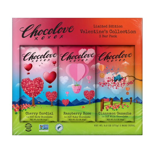 Chocolove Valentine’s Day Bar Collection 3c