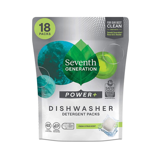 Seventh Generation Ultra Power Plus Dishwasher Detergent Packs 18c