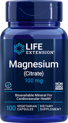 Life Extension Magnesium Citrate 100 mg 100c