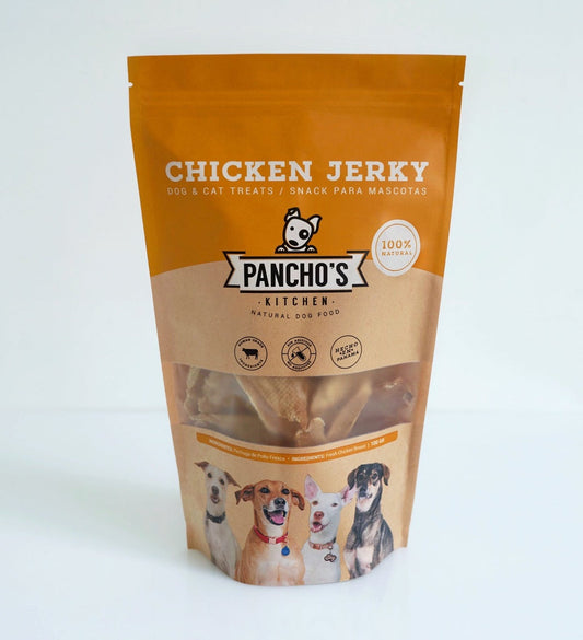 Pancho's Kitchen Dog Food Chicken Jerky 50g