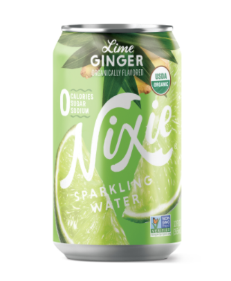 Nixie Water Sparkling Lime Ginger OG 12oz UN