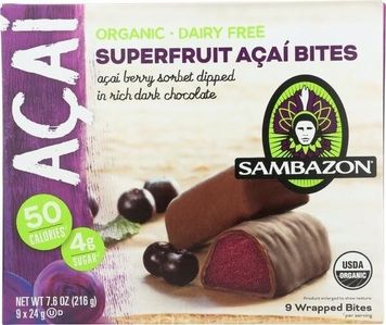 Sambazon Frozen Snack Acai Choco Bites 9c