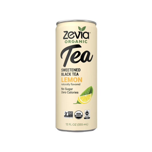 Zevia Black Tea Lemon 12oz