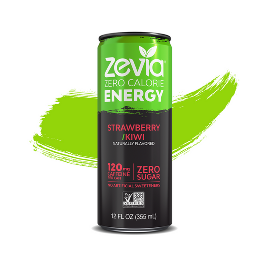 Zevia Strawberry Kiwi Energy 12oz
