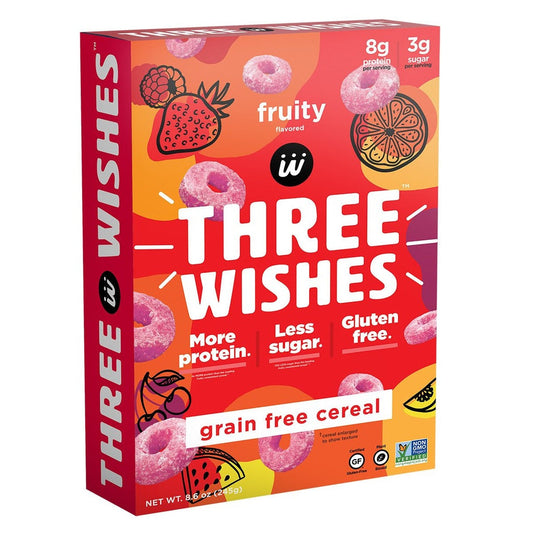 Three Wishes Cereal Fruity GF 8.6oz