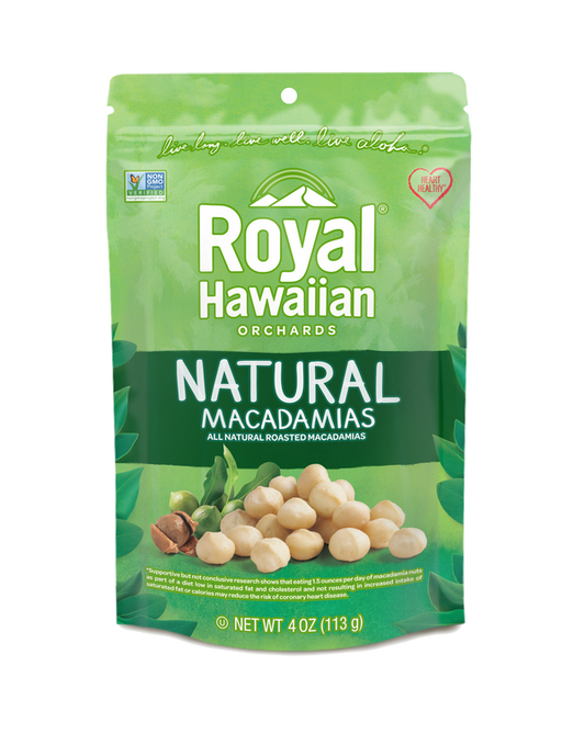 Royal Hawaiian Orchards Natural Roasted Macadamia Nuts 4oz