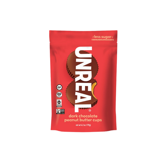 Unreal Cups Chocolate Dark Peanut GF 6c