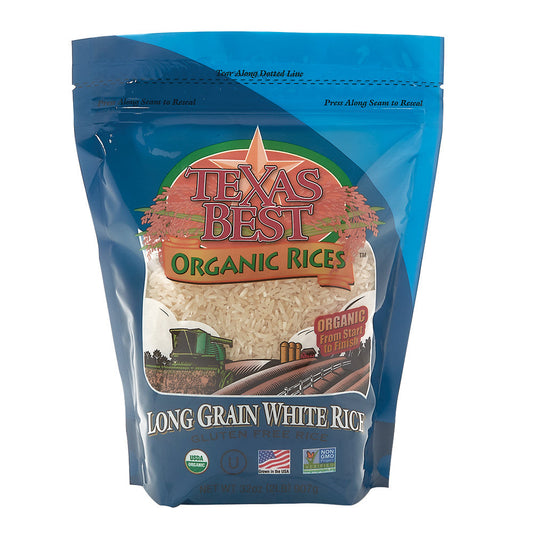 Texas Best Organic Rice White Long GF OG 2lb