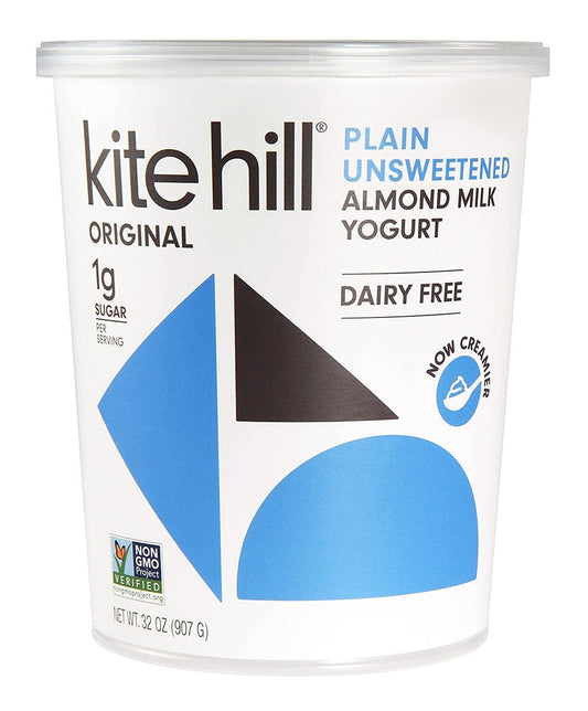 Kite Hill Plain Unsweetened Almondmilk Yogurt 32oz
