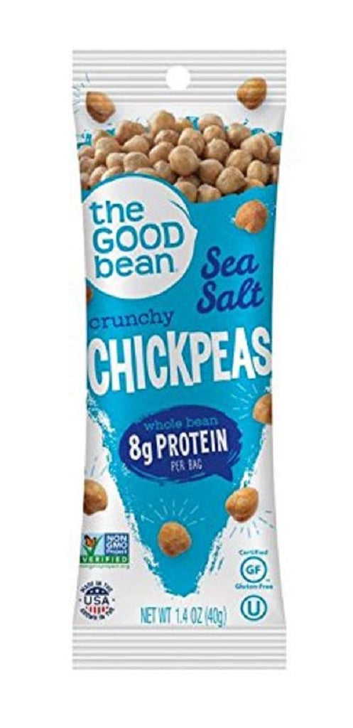 The Good Bean Snack Chickpeas Sea Salt GF 1.4oz