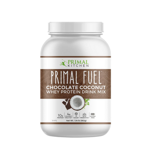 Primal Kitchen Primal Fuel: Chocolate Coconut Whey Protein Drink Mix 1.95lb