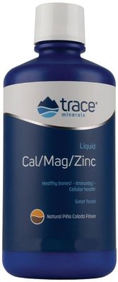 Trace Minerals Calcium Magnesim Zinc Liquid 1fz