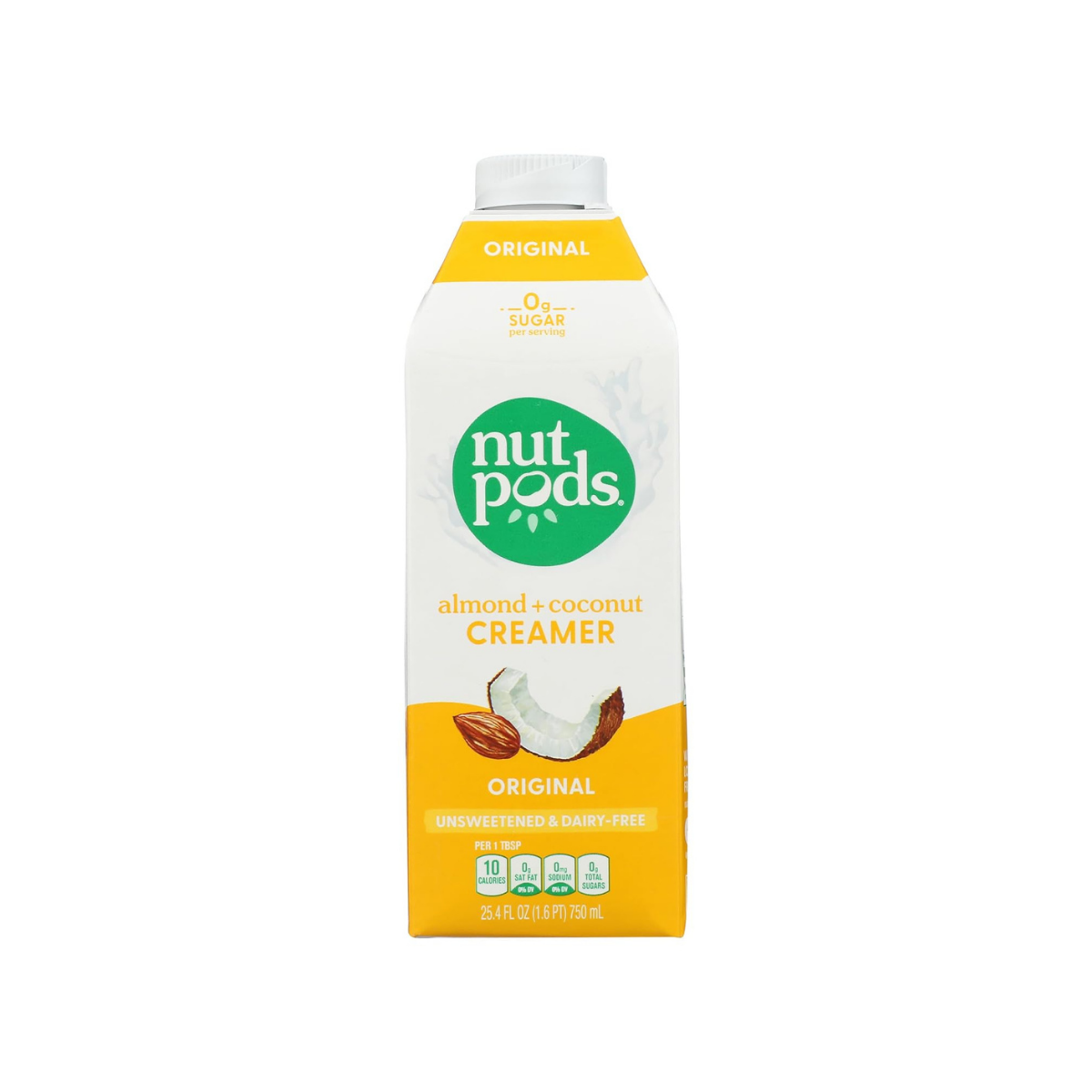 Nutpods Crema original sin lácteos 25.4oz