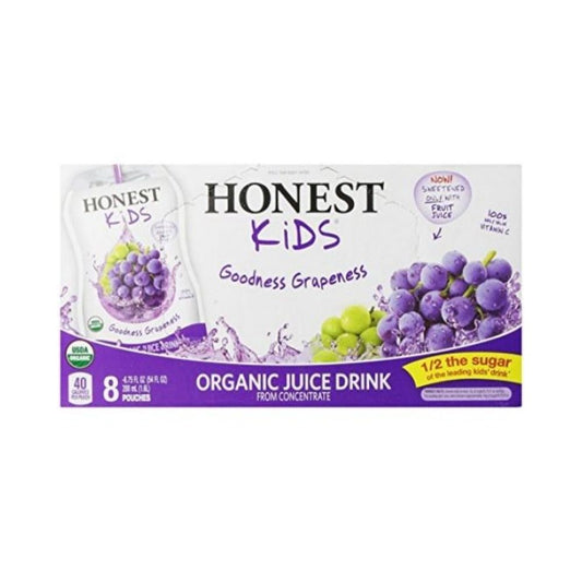 Honest Kids Organic Goodness Grapeness Juice Drink 6.7oz