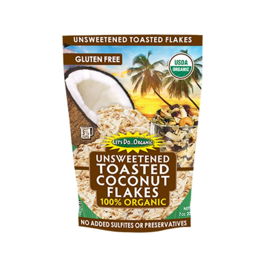 Let's Do Organic Coconut Flakes Unsweetened 7oz