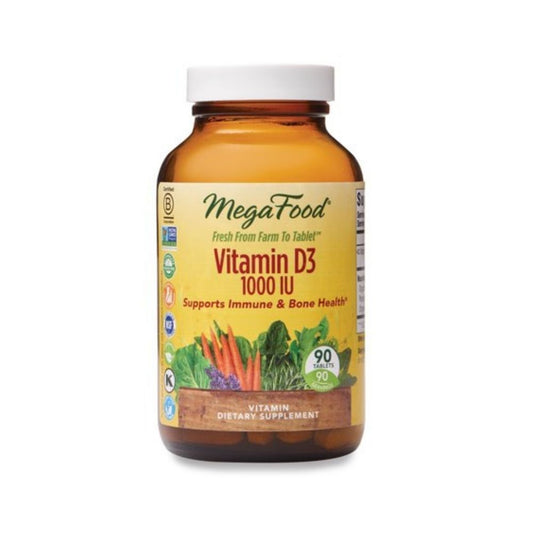 MegaFood Vitamin D3 1000IU 90c