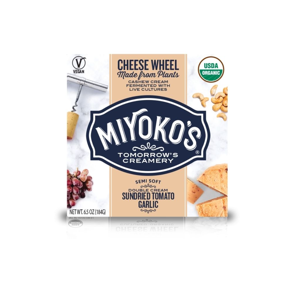 Miyoko's Cheese Nut Tomato Garlc OG 6.5oz