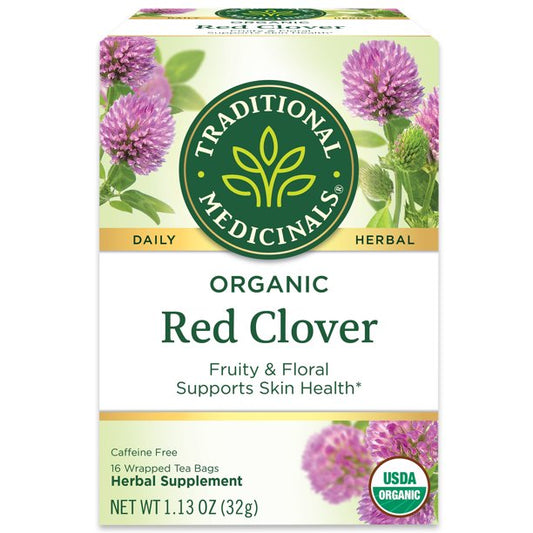 Traditional Medicinals Organic Red Clover Tea 16c