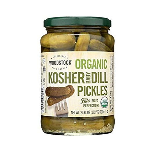 Woodstock Pickles Kosher Dill Baby OG 24oz