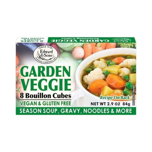 Edward & Sons Bouillon Cube Garden Veggie V GF 3oz