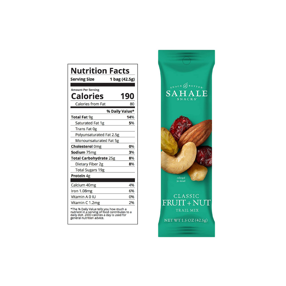 Sahale Snack Fuit Nut Classic 1.5oz